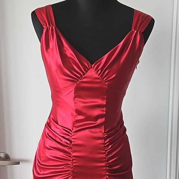 Formal Satin Gown - Picture 2 of 9